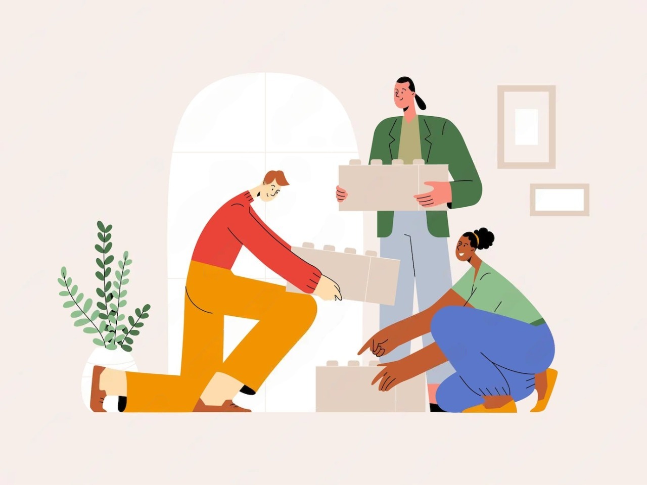 Team of Foster Ross Solutions collaborating in a modern workspace